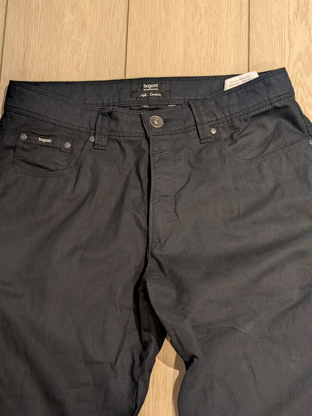 Bugatti Men's Dark Navy Slim-Straight Jeans
